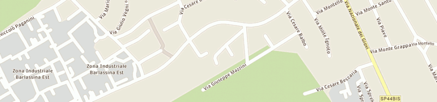 Mappa della impresa duesse ortodonzia di salvego stefano a BARLASSINA