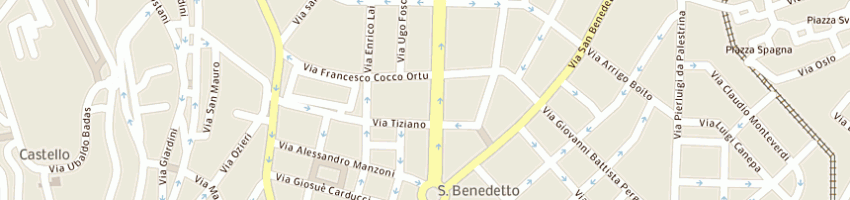 Mappa della impresa studio angius di s angius e c snc a CAGLIARI