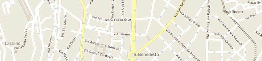 Mappa della impresa casati guido srl a CAGLIARI