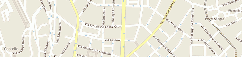 Mappa della impresa casati guido srl a CAGLIARI