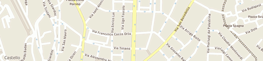 Mappa della impresa thesis a CAGLIARI