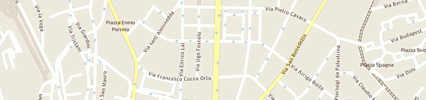 Mappa della impresa mga srl a CAGLIARI