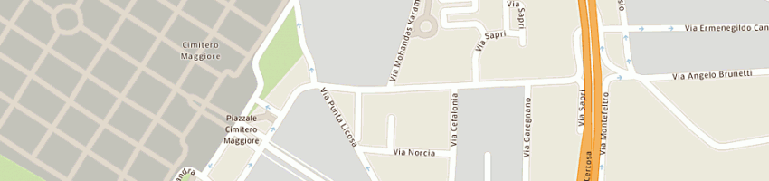 Mappa della impresa faccincani giuseppe a MILANO