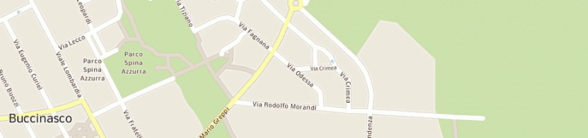 Mappa della impresa penza michele a BUCCINASCO
