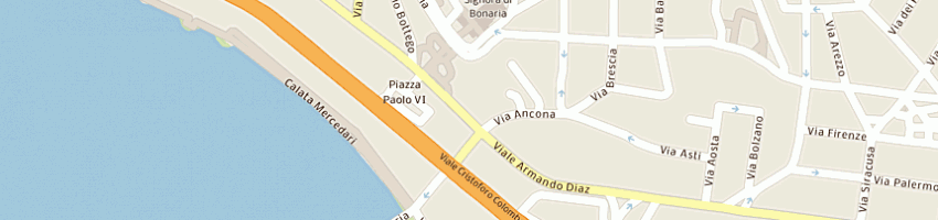 Mappa della impresa faro blu di meloni alessandro a CAGLIARI