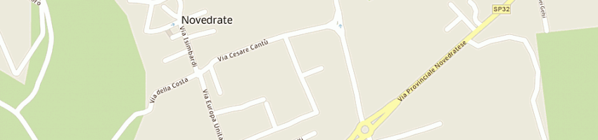 Mappa della impresa palestra billy center a NOVEDRATE