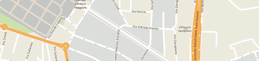 Mappa della impresa trattoria roberta di magnanini roberta a MILANO