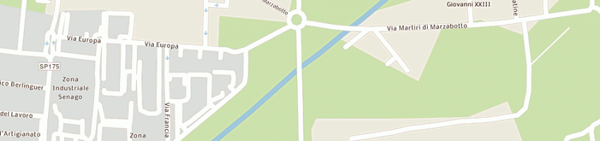 Mappa della impresa azienda agricola tosi giancarlo e giovanni sas di tosi giancarlo e c a SENAGO