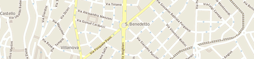 Mappa della impresa casti giovanni a CAGLIARI