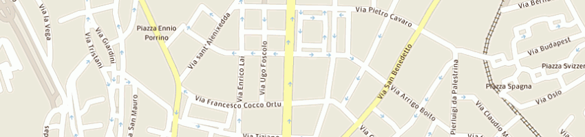 Mappa della impresa bracci vito a CAGLIARI