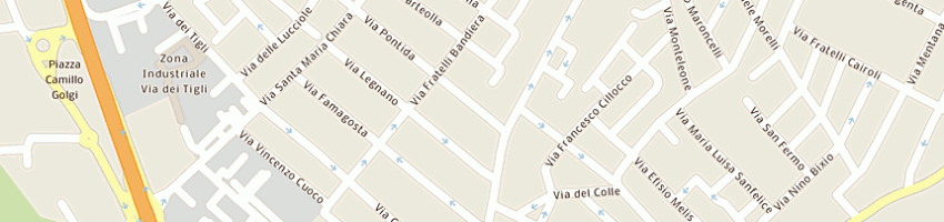 Mappa della impresa mulas mario a CAGLIARI