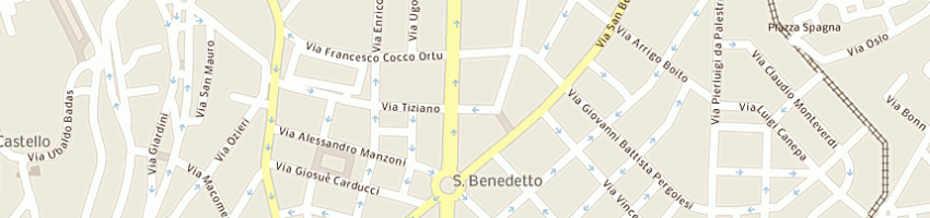 Mappa della impresa attrezzature dentali di tosi carlo a CAGLIARI