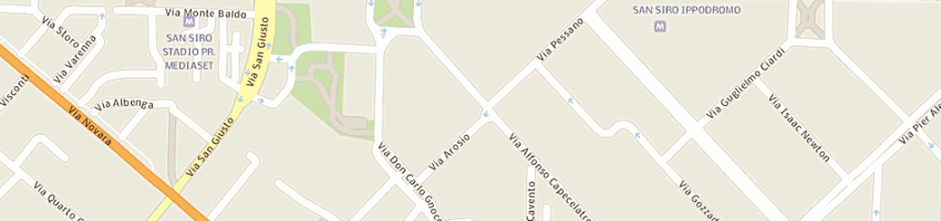Mappa della impresa cottura dario a MILANO