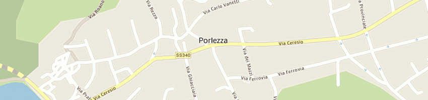 Mappa della impresa erculiani danilo e fabrizio (snc) a PORLEZZA