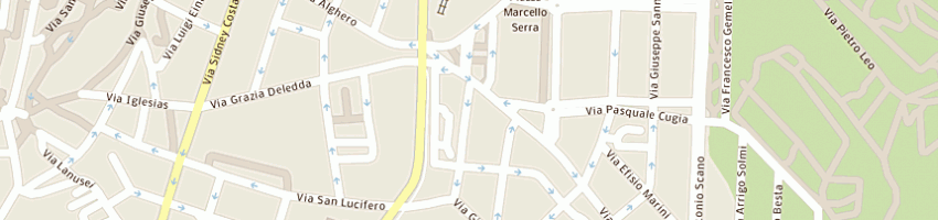Mappa della impresa peddis giancarlo a CAGLIARI