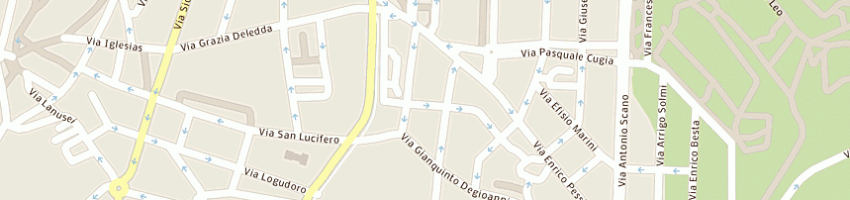 Mappa della impresa studio cardiologico sas del dr basciu e c a CAGLIARI