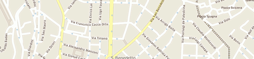 Mappa della impresa studio medico leonardo di angius anna e c a CAGLIARI