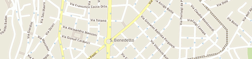 Mappa della impresa istituto del buon pastore a CAGLIARI