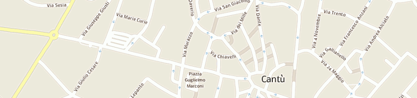 Mappa della impresa lamp eurotrans di aquilia gennaro e c snc a CANTU 