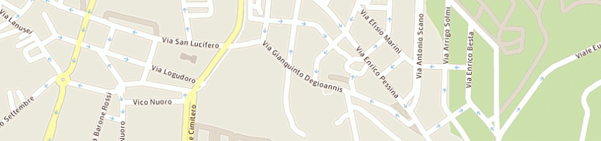 Mappa della impresa e' ambiente srl a CAGLIARI