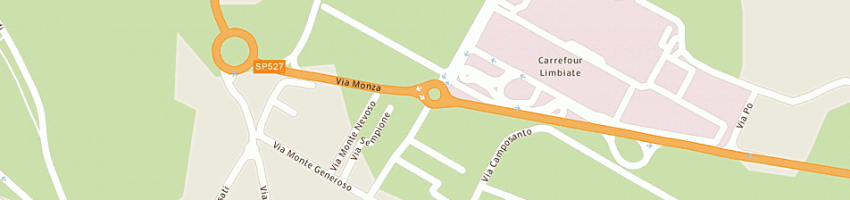 Mappa della impresa h e m hennes e mauritz srl a LIMBIATE