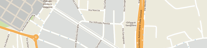 Mappa della impresa gasperi flavio a MILANO