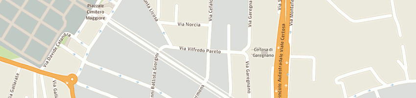 Mappa della impresa ricco paolo ildefonso a MILANO