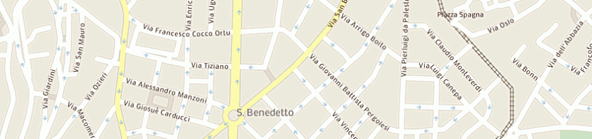 Mappa della impresa drogheria s benedetto di deidda christian sas a CAGLIARI