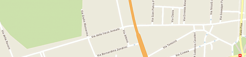 Mappa della impresa raffin gianfranco cover a MILANO