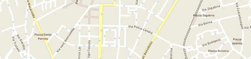 Mappa della impresa studio p michelangelo a CAGLIARI