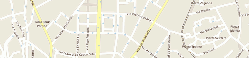 Mappa della impresa centro coordinamento cagliari club a CAGLIARI