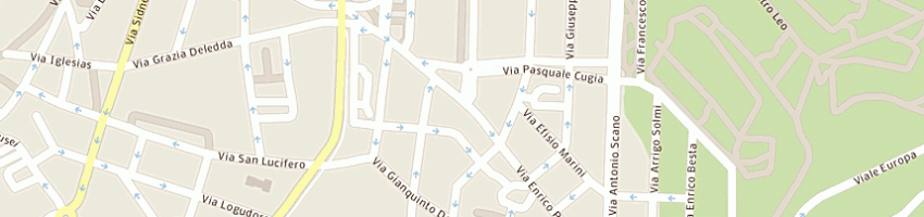Mappa della impresa itinerarte srl a CAGLIARI
