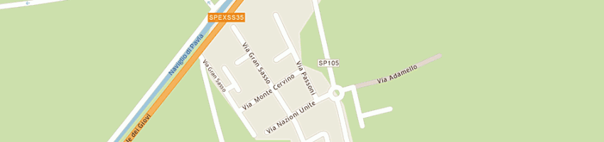 Mappa della impresa scs srl a ZIBIDO SAN GIACOMO