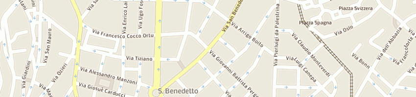 Mappa della impresa panificio ferrarese a CAGLIARI