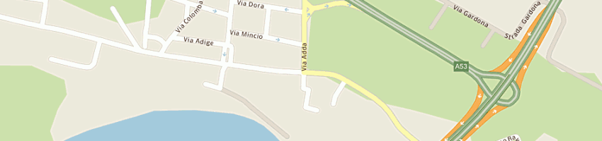 Mappa della impresa testa o croce snc a PAVIA