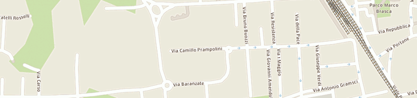 Mappa della impresa comune di novate milanese a NOVATE MILANESE