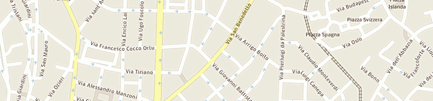 Mappa della impresa ataya srl a CAGLIARI