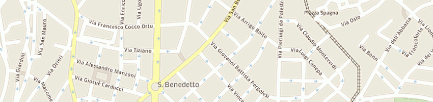 Mappa della impresa montecucco luigi rosticceria rinaldo a CAGLIARI