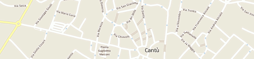 Mappa della impresa parrocchia s teodoro a CANTU 