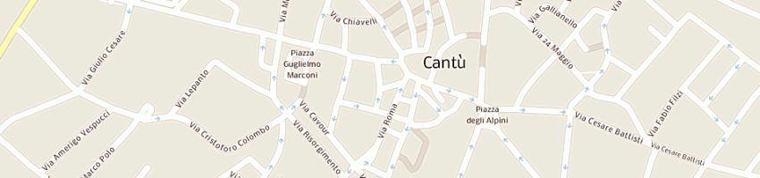Mappa della impresa gio e va di vavalle innocenzo e c sas a CANTU 