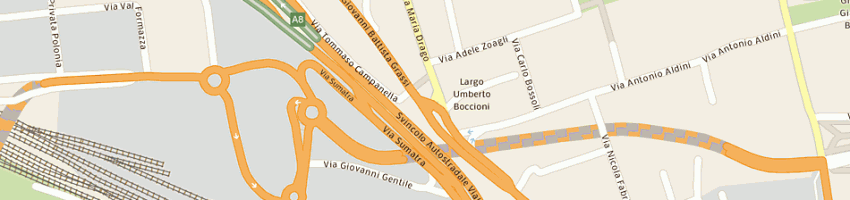 Mappa della impresa milano energia srl a MILANO