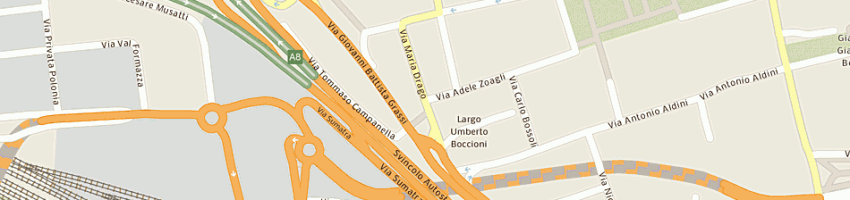 Mappa della impresa wen zuoqian a MILANO