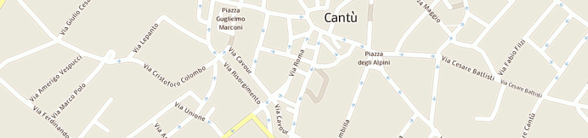 Mappa della impresa la frutta di molteni natalina a CANTU 
