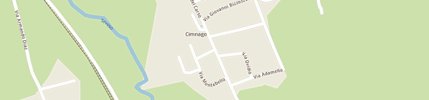 Mappa della impresa bergo geom alessio e c (snc) a SEVESO