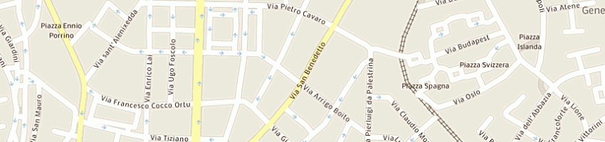 Mappa della impresa porte e c di patricolo daniela a CAGLIARI
