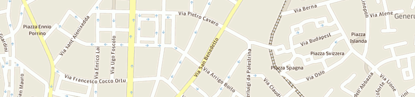 Mappa della impresa sole industriale srl a CAGLIARI