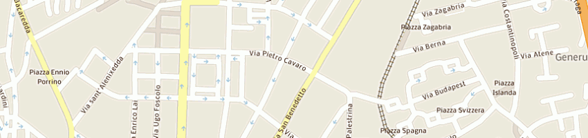 Mappa della impresa pelliccia paola a CAGLIARI