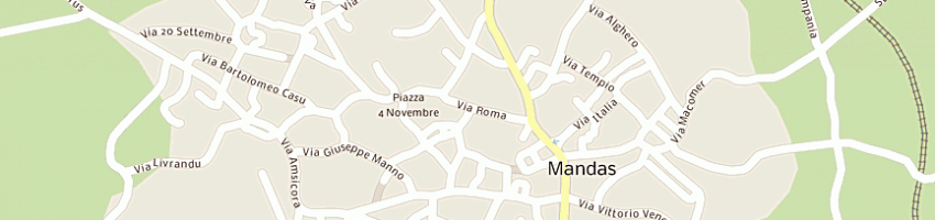 Mappa della impresa sedepan snc di deidda sebastiano e c a MANDAS