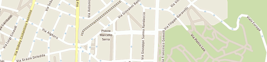 Mappa della impresa tedde andrea a CAGLIARI
