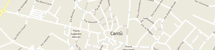 Mappa della impresa ottica confalonieri a CANTU 